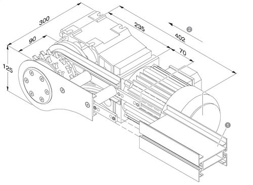食品传送系统 - Direct drives CS 090 SL - MS Plus Automation GmbH