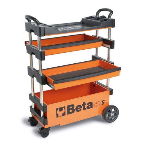 运输推车 - C27S series - Beta Utensili/百搭 - 金属 / 4节 / 工具放置架