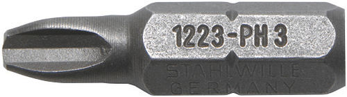 飞利浦十字槽螺丝批头 - PH 1220 - STAHLWILLE EDUARD WILLE GmbH & Co. KG - 金属