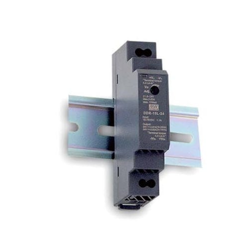 DC/DC变流器 / 输入电压范围4:1 - DDR-15 series - Mean Well - 输入电压范围2:1 / 高绝缘 I/O / DIN导轨
