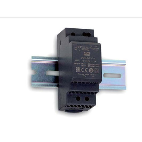 DC/DC变流器 / 输入电压范围4:1 - DDR-30 series - Mean Well - DIN导轨 / 工业 / 用于远程通信设备