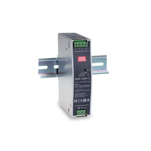 DC/DC变流器 / 输入电压范围2:1 - DDR-120 series - Mean Well - 高绝缘 I/O / DIN导轨 / 工业