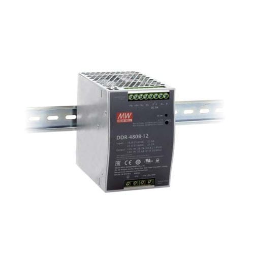 DC/DC变流器 / 输入电压范围2:1 - DDR-480 series - Mean Well - DIN导轨 / 工业 / 铁路应用