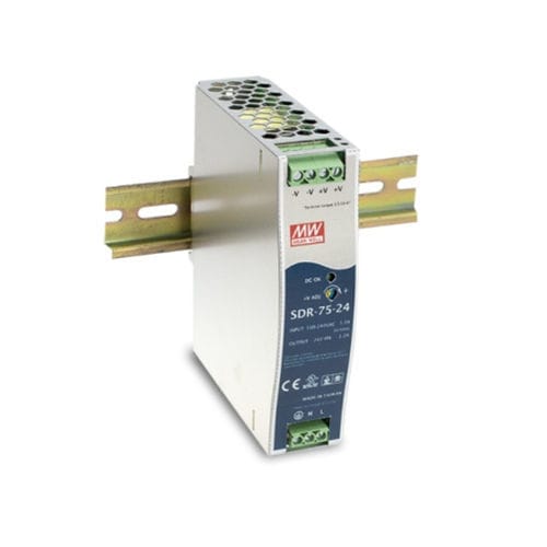 DIN导轨电源 - SDR-75 series  - Mean Well - AC/DC / 单输出 / 短路保护