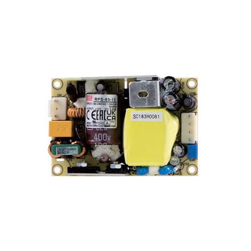 开放式框架电源 - RPS-65 series - Mean Well - AC/DC / 单输出 / 短路保护