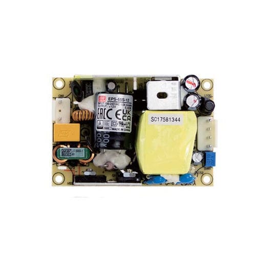 开放式框架电源 - EPS-65S series  - Mean Well - 1U / 2"x3" 格式 / AC/DC