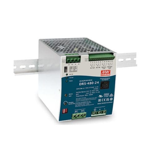 DIN导轨电源 - DRS-480 series - Mean Well - AC/DC / 单输出 / 短路保护