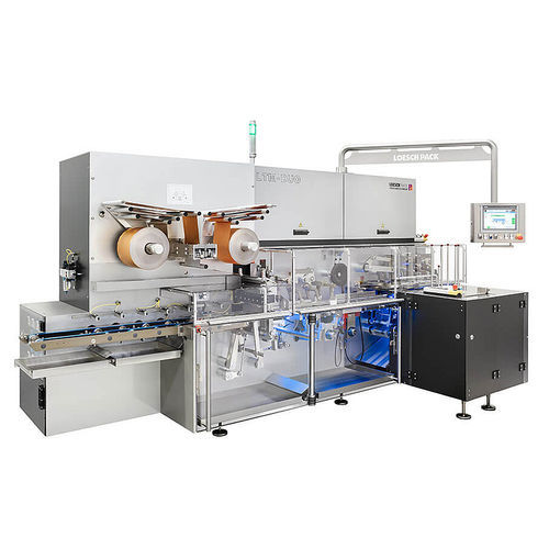 双通型包装机 - LTM-DUO - LOESCH Verpackungstechnik GmbH + Co. KG - 自动 / 折叠式缠绕 / 用于巧克力产品
