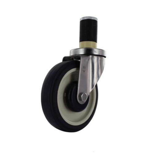 回转脚轮 - T20X554CLDT - P&H Casters - 杆式 / 聚丙烯 / 不锈钢