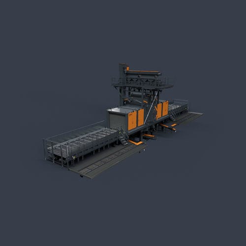 涡轮抛丸机 - RRBK - RÖSLER OBERFLÄCHENTECHNIK - 滚筒输送机 / 用于型材 / 用于管道