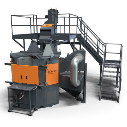 旋转台式抛丸机 - RDT-S - RÖSLER OBERFLÄCHENTECHNIK - 用于金属 / 自动