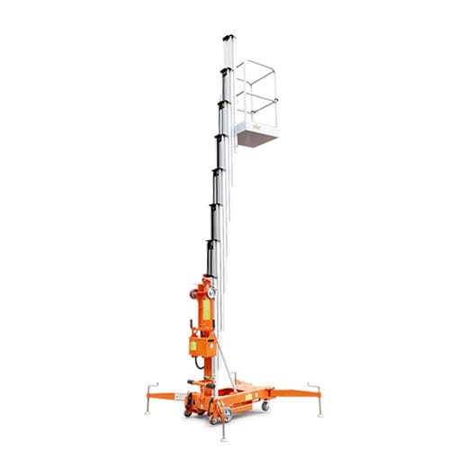 移动式桅杆式升降机 - GTWY12-1200 / GTWY10-1200 / GTWY8-1200 - Zhejiang Dingli Machinery Co,Ltd - 电池动力