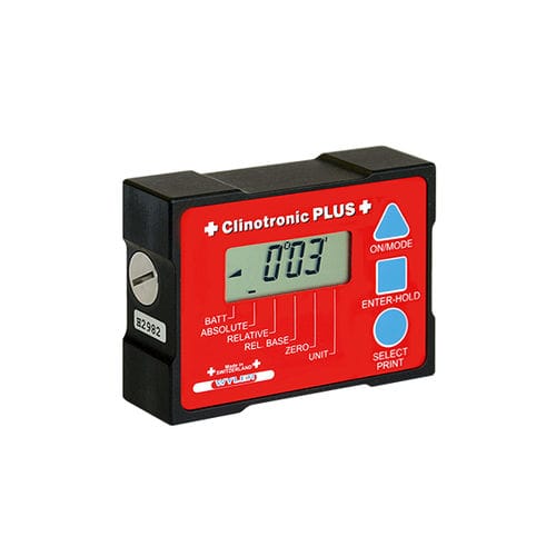 单轴测斜仪 - Clinotronic PLUS - WYLER AG - 数字 / 电容 / 便携式