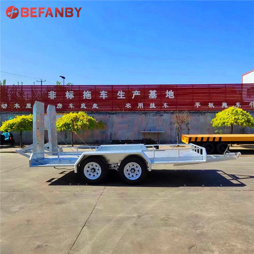 托盘拖车 - BEFANBY - 翻斗 / 鹅颈式 / 用于工业材料