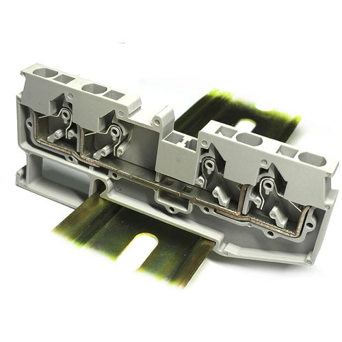 DIN导轨接线端子 - JUT14 series - Utility Electrical Co., Ltd. - 推入式 / 弹簧