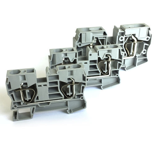 DIN导轨接线端子 - JUT3-10/16/35 series - Utility Electrical Co., Ltd. - 弹簧连接式 / 直通 / 单极