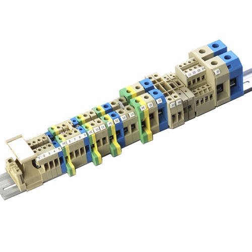 DIN导轨接线端子 - JUT2 series - Utility Electrical Co., Ltd. - 螺钉连接 / 塑料 / 保险丝式