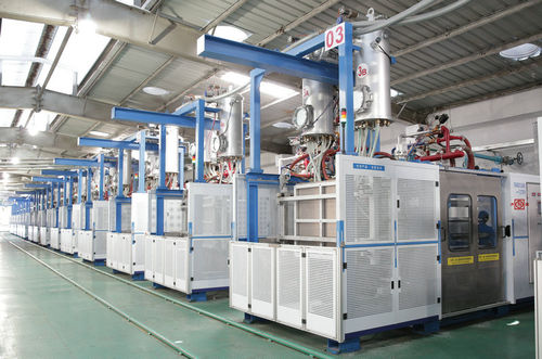 颗粒泡沫造型机 - SPZ1270-1470FH - Hangzhou Fangyuan Plastics Machinery Co.,Ltd - 聚苯乙烯泡沫 / 发泡聚丙烯 / PLC控制