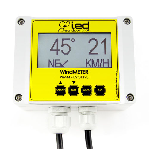 风速指示器 - WM44-EVO11 V3 series - IED COMPANY - 频率 / 液晶 / 3位显示