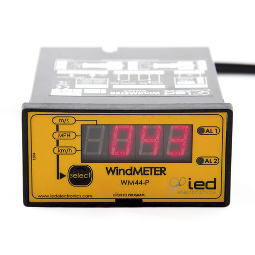 风速指示器 - WM44-P V3 series - IED COMPANY - 3位显示 / 面板型 / 4-20 mA