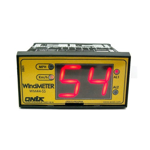 风速指示器 - WM44-SS V3 - IED COMPANY - 数字 / LED式 / 面板型