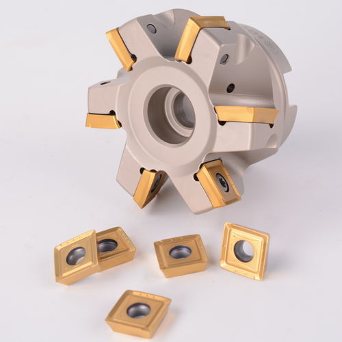 凸肩铣刀 - SDKT_ Tornado series - OKE Precision Cutting Tools Co., Ltd. - 可替换刀片 / 半精磨 / 面