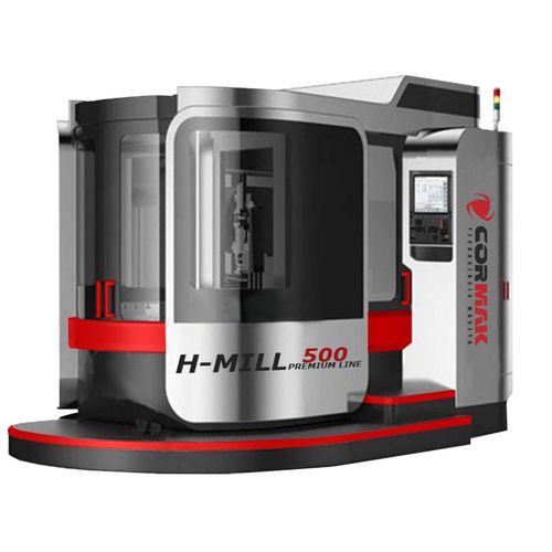 3轴CNC加工中心 - H-MILL500 - Cormak - 卧式 / 高精度