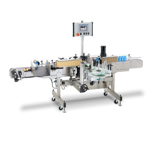 PLC控制贴标机 - TECHLINE WRAP - Quadrel Labeling Systems - 瓶子 / 用于包装 / 底部