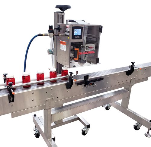 PLC控制标签粘贴器 - SL 90 - Quadrel Labeling Systems - 用于包装 / 易拉罐 / 罐