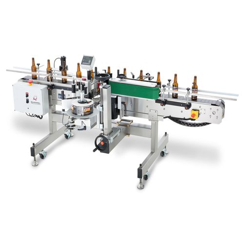 自动贴标机 - EconoLine Wrap  - Quadrel Labeling Systems - 用于包装 / 顶面 / 缠绕式