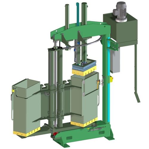 纺织品打包压缩机 - VVH40C-DSK - Valvan Baling Systems NV - 垂直 / 前开式