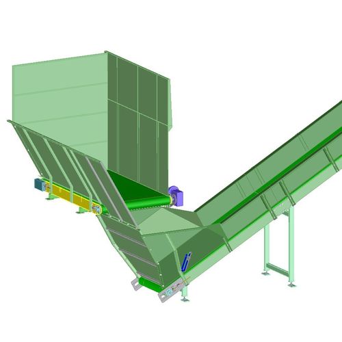带式输送机 - Valvan Baling Systems NV - 倾斜 / 装载 / 称重