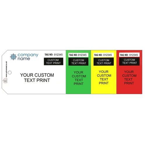 检查用标签 - 200MIC - Universeal (UK) Ltd - 塑料 / 商用 / 工业