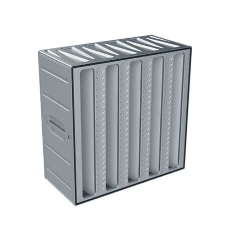高温过滤器 - Absolute V HT120 series - Camfil - 空气 / 袋式 / 玻璃纤维