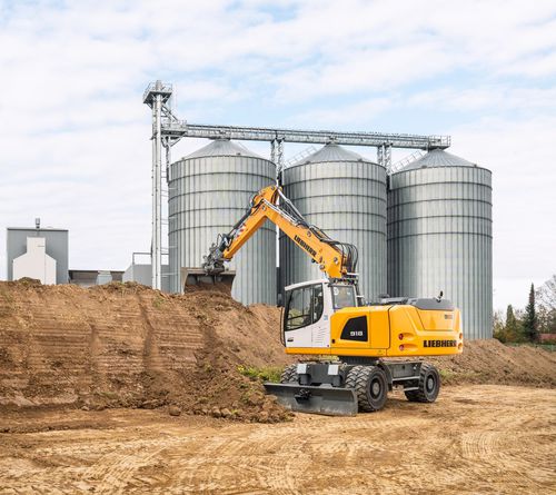 中型挖掘机 - A 918  - Liebherr Excavators - 轮胎式 / Tier 4 中级 / 用于建筑工地