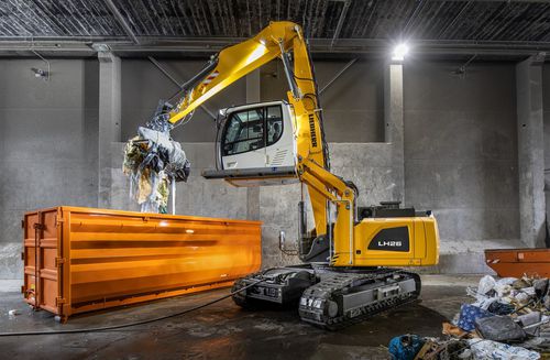 履带式物料处理机 - LH 26 C - Liebherr Excavators - 电动