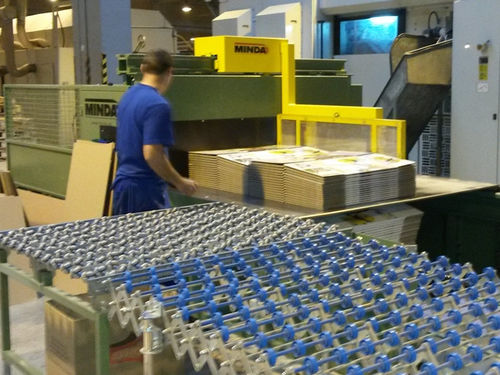 层叠码垛机 - MINDA Industrieanlagen GmbH - 纸箱 / 半自动