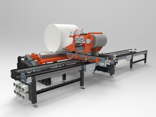 径向缠绕打包机 - ARES - Pamminger Verpackungstechnik Ges mbH - 卧式 / 用于滚筒 / 带滚筒