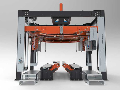 轴向缠绕打包机 - Raptor - Pamminger Verpackungstechnik Ges mbH - 卧式 / 全自动 / 用于圆柱体