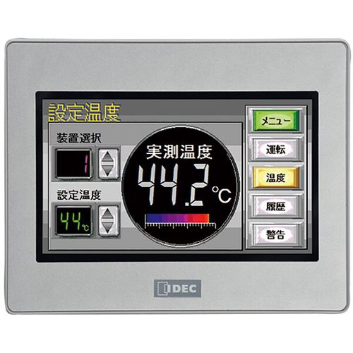 触摸屏HMI - HG1G series - IDEC - 面板式 / 480 x 272 / TFT LCD