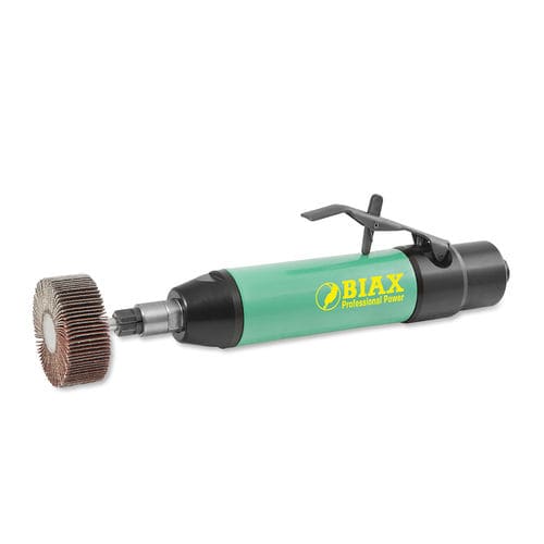 手提式磨光器 - SRH 8-10 - BIAX - Schmid & Wezel GmbH - 气动 / 直线型 / 后部排出