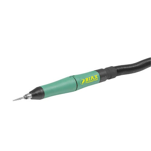 手提式砂轮机 - TSD 385 - BIAX - Schmid & Wezel GmbH - 气动 / 直线型 / 后部排出