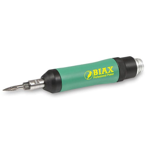 手提式砂轮机 - SRD 6-45/2 - BIAX - Schmid & Wezel GmbH - 气动 / 直线型 / 后部排出