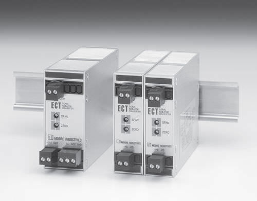 信号变流器/隔离器 - 10 - 42 VDC, max. 20 mA | ECT-DIN - Moore Industries