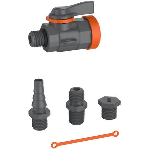 实验室阀门 - 522  - GF Piping Systems - 球形 / 手动 / 计量