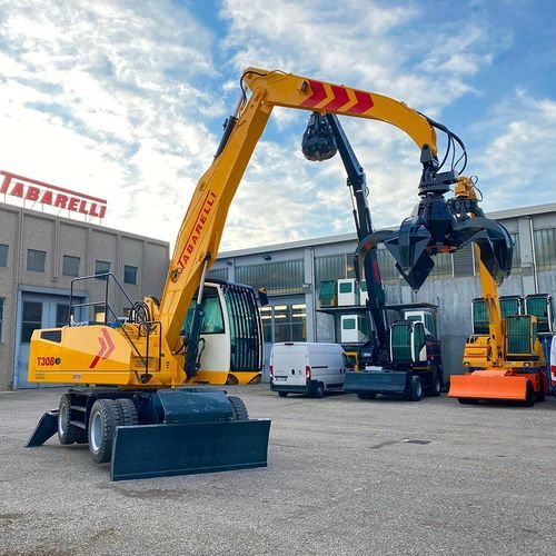 轮胎式物料处理机 - T308 - OFFICINA MECCANICA F.LLI TABARELLI SPA - 柴油