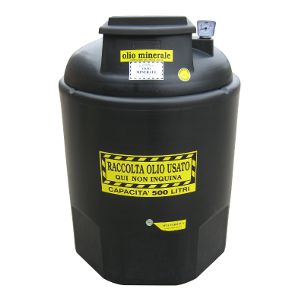 废油回收贮液罐 - ECOIL EURO DUPLEX MINERALE series - PLASTIC PROGET EUROPEAN SRL - 用于矿物油 / 聚乙烯 / 圆柱