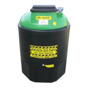 废油回收贮液罐 - ECOIL EURO DUPLEX VEGETALE series - PLASTIC PROGET EUROPEAN SRL - 用于植物油 / 聚乙烯 / 圆柱