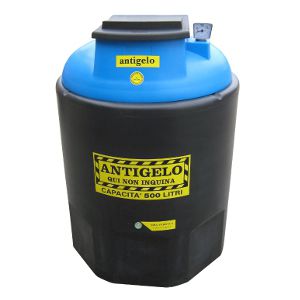 液体废料回收贮液罐 - ECOIL EURO DUPLEX ANTIGELO series - PLASTIC PROGET EUROPEAN SRL - 聚乙烯 / 圆柱 / 立式