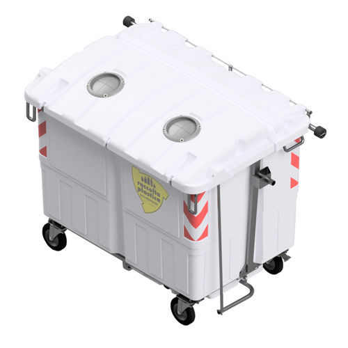 塑料垃圾桶 - ECOMAX 1700 - ROPLAST SRL - 垂直装载 / 垃圾分类